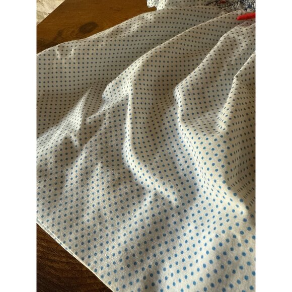 Vintage Hand-Smocked Baby or Doll Dress With Polka Dots & Lace Collar - Picture 3 of 16